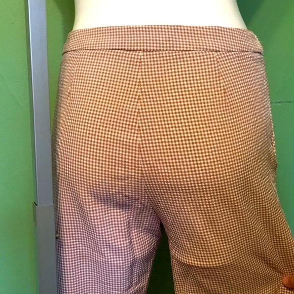 LULUMARI pink/mauve and white checked pants - Picture 6 of 12